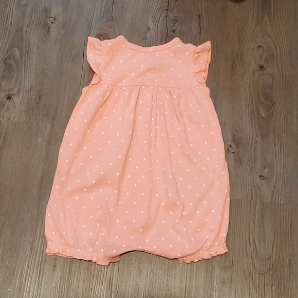 💚 Carter's | Baby Girl Romper | Polka-dot - Picture 2 of 5
